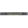 Zyxel GS2220-28HP,EU REGION,24-PORT GBE L2 POE SWITCH WITH GBE UPLINK (1 YEAR NCC PRO PACK LICENSE BUNDLED) (5Y WARRANTY)