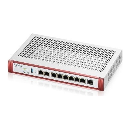 Zyxel USG FLEX 200 H, USER-DEFINABLE PORTS WITH 2*2.5G & 6*1G, 1*USB WITH 1 YR GOLD SECURITY PACK (5Y WARRANTY)