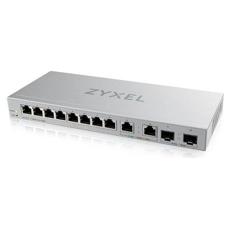 Zyxel XGS1210-12 V2, 12-PORT GIGABIT WEBMANAGED DESKTOP SWITCH WITH 8 PORT 1G + 2-PORT 2.5G + 2-PORT SFP+ (5Y WARRANTY)