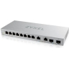 Zyxel XGS1210-12 V2, 12-PORT GIGABIT WEBMANAGED DESKTOP SWITCH WITH 8 PORT 1G + 2-PORT 2.5G + 2-PORT SFP+ (5Y WARRANTY)