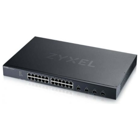 Zyxel XGS1935-28, 28 PORT LITE-L3 SMART MANAGED SWITCH, 24X GIGABIT COPPER AND 4X 10G SFP+, HYBRID MODE, STANDALONE OR NEBULAFLE