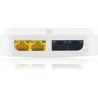 Zyxel WAX300H AX3000, 2X2:2 MU-MIMO, WALL PLATE MOUNTING, 3 X LAN PORT INCLUDING 1 WITH POE 5W PASS THROUGH, POE+ (802.3AT), STA