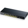 Zyxel Switch GS1900-10HP v2 8port L2 PoE 2xSFP 70W 802.3at