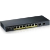Zyxel GS1900-10HP V2, 8-PORT GBE L2 POE SMART SWITCH + 2 SFP SLOTS, 802.3AT, DESKTOP, FANLESS, 70 WATT (5Y WARRANTY)