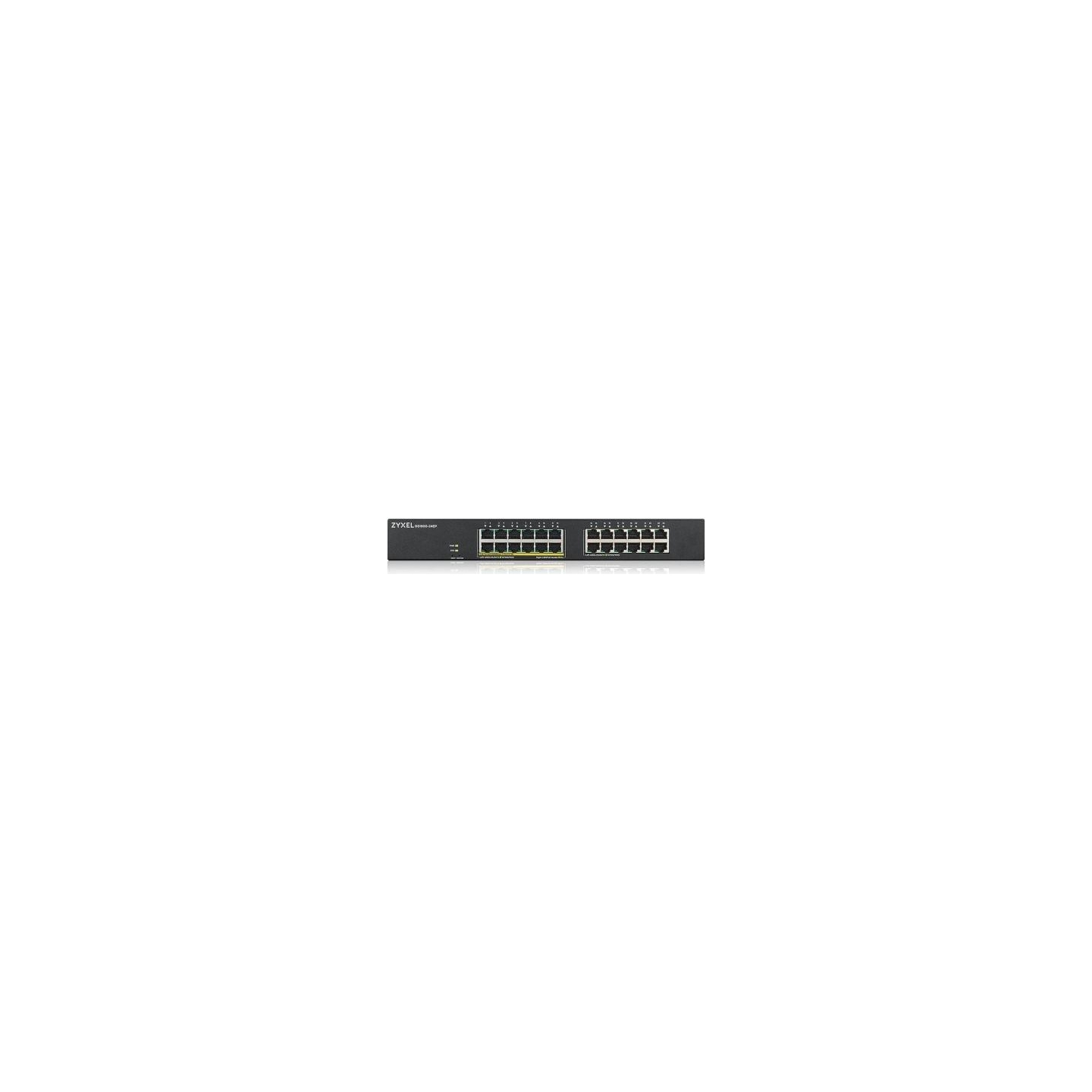 Zyxel GS1900-24EP, 24-PORT GBE L2, 12 PORT POE SMART SWITCH, RACKMOUNT, 130 WATT (5Y WARRANTY)