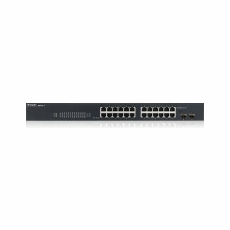 Zyxel GS1900-24 V2, 24-PORT GBE L2 SMART SWITCH, RACKMOUNT, FANLESS (5Y WARRANTY)