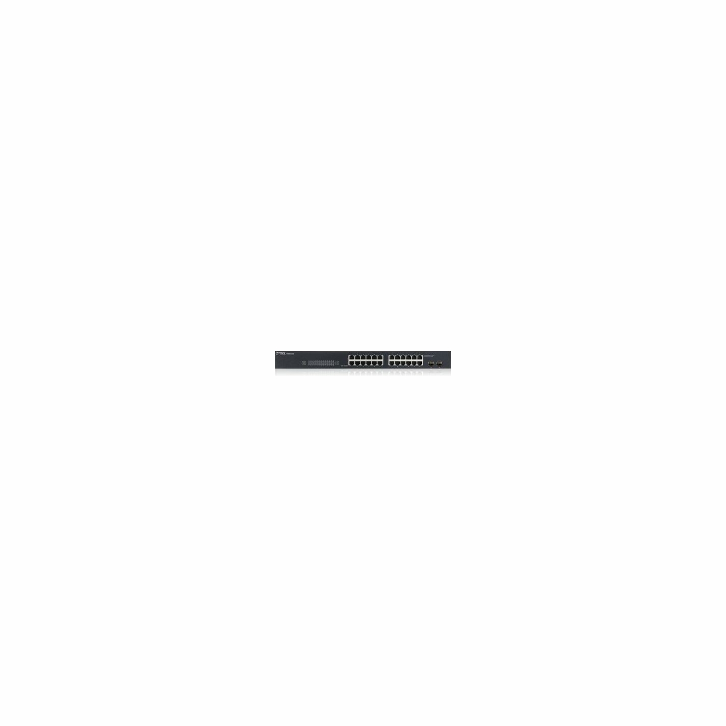 Zyxel GS1900-24 V2, 24-PORT GBE L2 SMART SWITCH, RACKMOUNT, FANLESS (5Y WARRANTY)