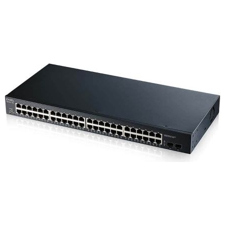 Zyxel GS1900-48 V2, 48-PORT GBE L2 SMART SWITCH, RACKMOUNT (5Y WARRANTY)