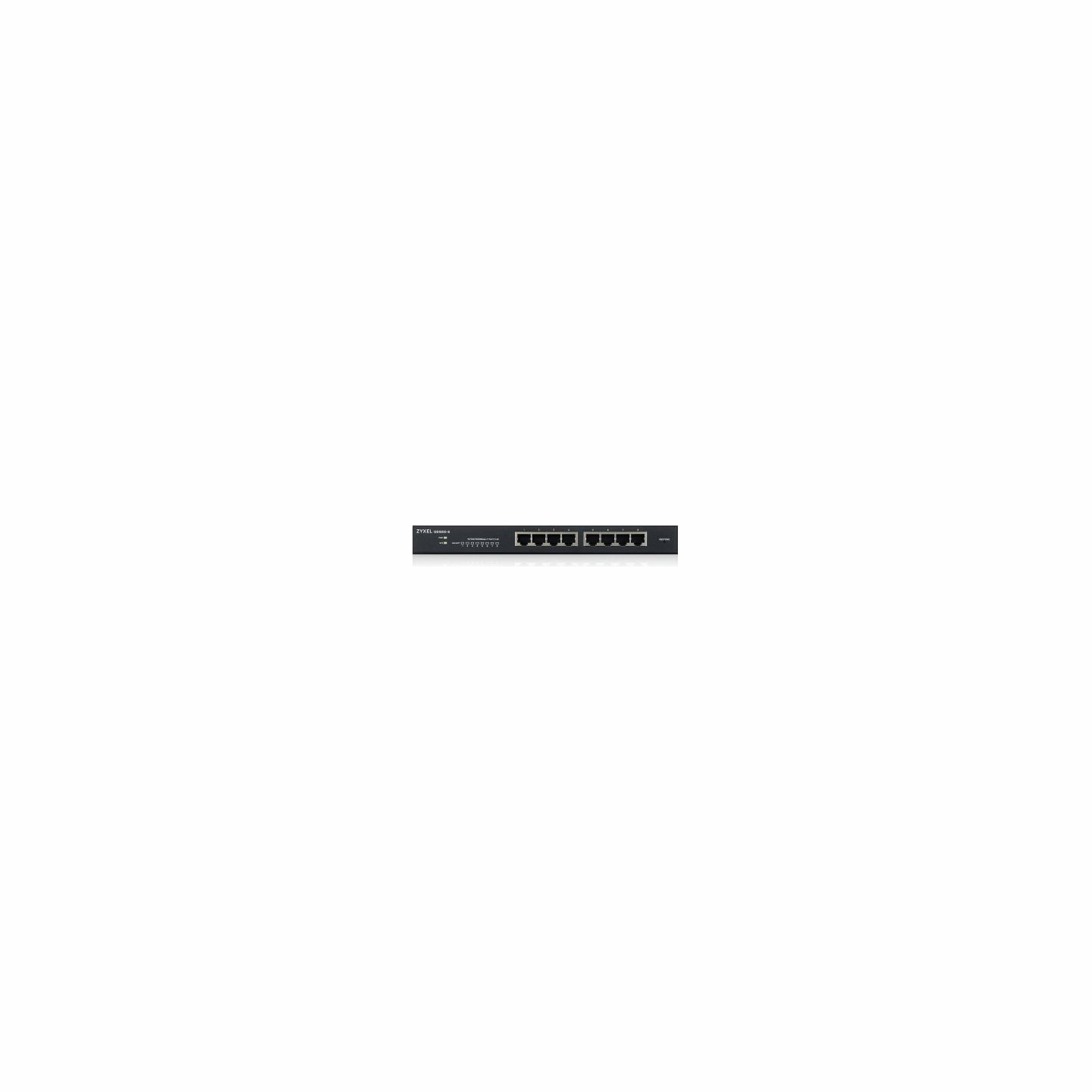 Zyxel GS1900-8 V2, 8 PORT GBE L2 SMART SWITCH, DESKTOP, FANLESS (5Y WARRANTY)