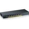 Zyxel GS1900-8HP V3, 8-PORT GBE L2 POE SMART SWITCH, 802.3AT, DESKTOP, FANLESS, 77 WATT (5Y WARRANTY)
