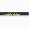 Zyxel GS1900-8HP V3, 8-PORT GBE L2 POE SMART SWITCH, 802.3AT, DESKTOP, FANLESS, 77 WATT (5Y WARRANTY)