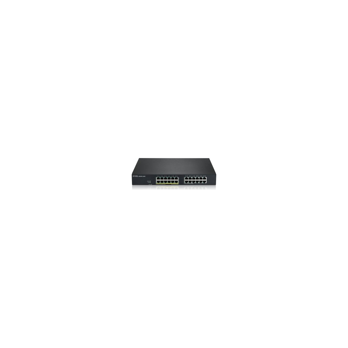 Zyxel GS1915-24EP, 24-PORT GBE, 12 PORT POE, 130 WATT 802.3AT, RACKMOUNT, FANLESS, SMART SWITCH, HYBRID MODE, STANDALONE OR NEBU