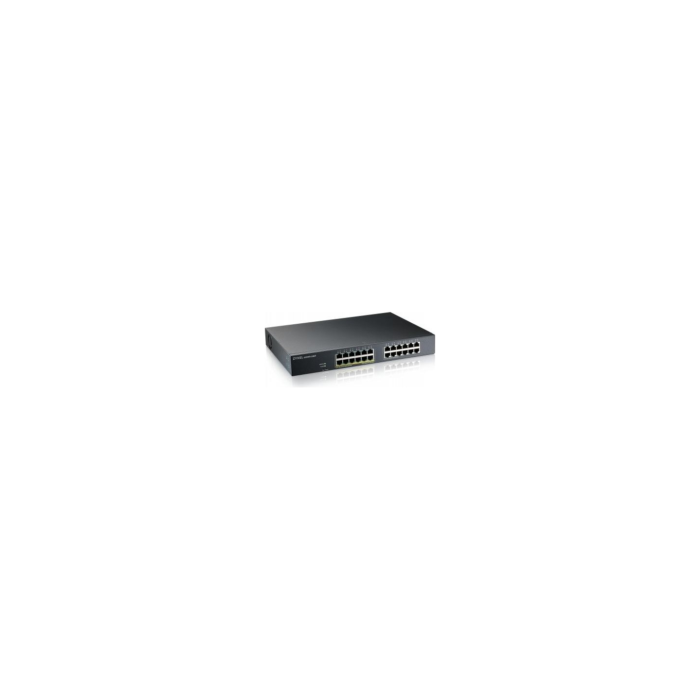 Zyxel GS1915-24EP, 24-PORT GBE, 12 PORT POE, 130 WATT 802.3AT, RACKMOUNT, FANLESS, SMART SWITCH, HYBRID MODE, STANDALONE OR NEBU