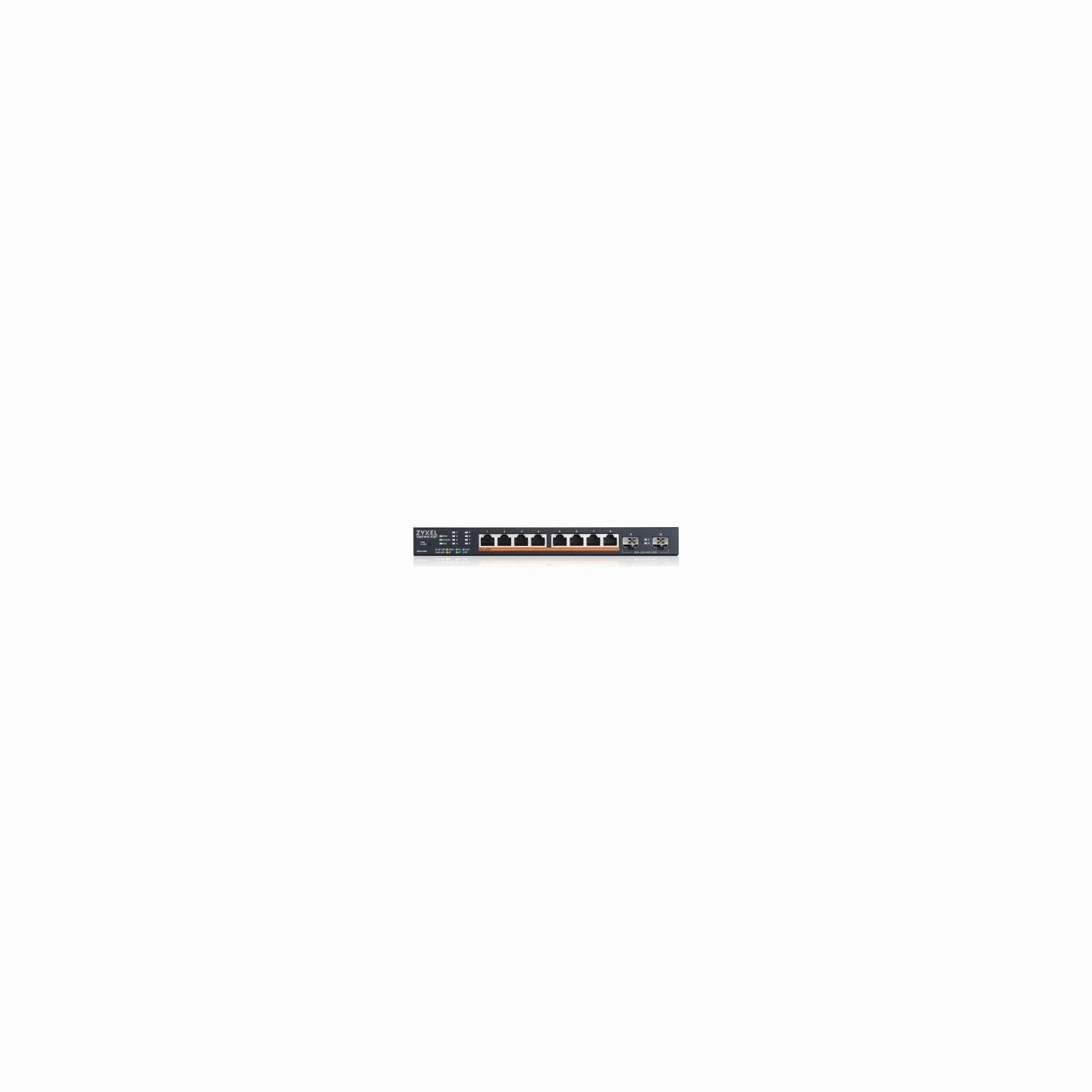 Zyxel XMG1915-10EP, 8-PORT 2.5GBE, 2 SFP+, 8 X POE++ 130W SMART SWITCH, HYBRID MODE, STANDALONE OR NEBULAFLEX CLOUD (5Y WARRANTY
