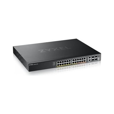 Zyxel XGS2220-30HP, L3 ACCESS SWITCH, 400W POE, 16XPOE+/10XPOE++, 24X1G RJ45 2X10MG RJ45, 4X10G SFP+ UPLINK, INCL. 1 YR NEBULAFL