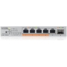 Zyxel XMG-105 5 PORTS 2,5G + 1 SFP+, 4 PORTS 70W TOTAL POE++ DESKTOP MULTIGIG UNMANAGED DESKTOP SWITCH (2Y WARRANTY)
