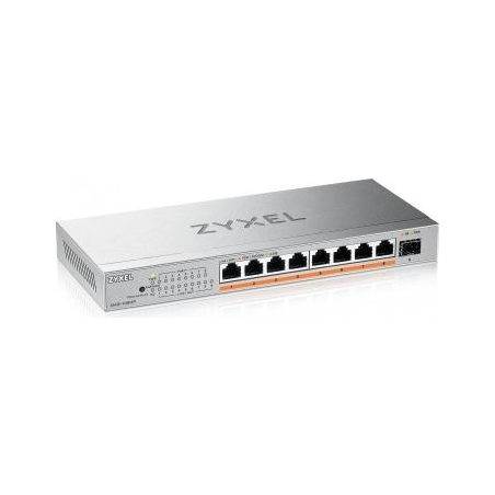 Zyxel XMG-108 8 PORTS 2,5G + 1 SFP+, 8 PORTS 100W TOTAL POE++ DESKTOP MULTIGIG UNMANAGED DESKTOP SWITCH (2Y WARRANTY)
