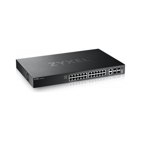 Zyxel XGS2220-30, L3 ACCESS SWITCH, 24X1G RJ45 2X10MG RJ45, 4X10G SFP+ UPLINK, INCL. 1 YR NEBULAFLEX PRO (5Y WARRANTY)