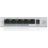 Zyxel GS1005-HP, 5 PORT GIGABIT POE+ UNMANAGED DESKTOP SWITCH, 4 X POE, 60 WATT (5Y WARRANTY)