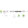 Zyxel GS1008-HP, 8 PORT GIGABIT POE+ UNMANAGED DESKTOP SWITCH, 8 X POE, 60 WATT (5Y WARRANTY)