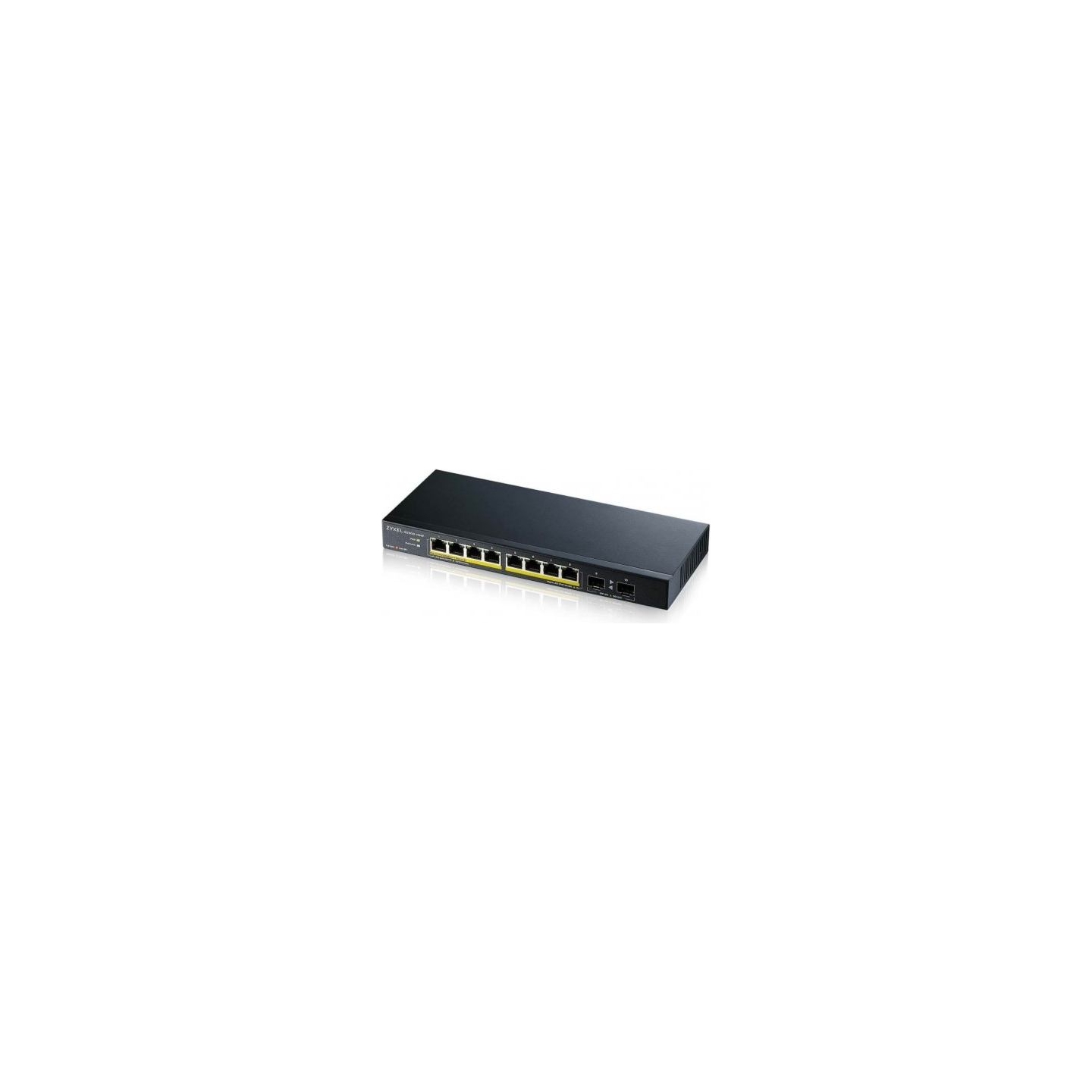 Zyxel GS1100-10HPV2, UNMANAGED POE 8X GIGABIT, 2X FIBER UPLINK, 130 WATT POE (5Y WARRANTY)
