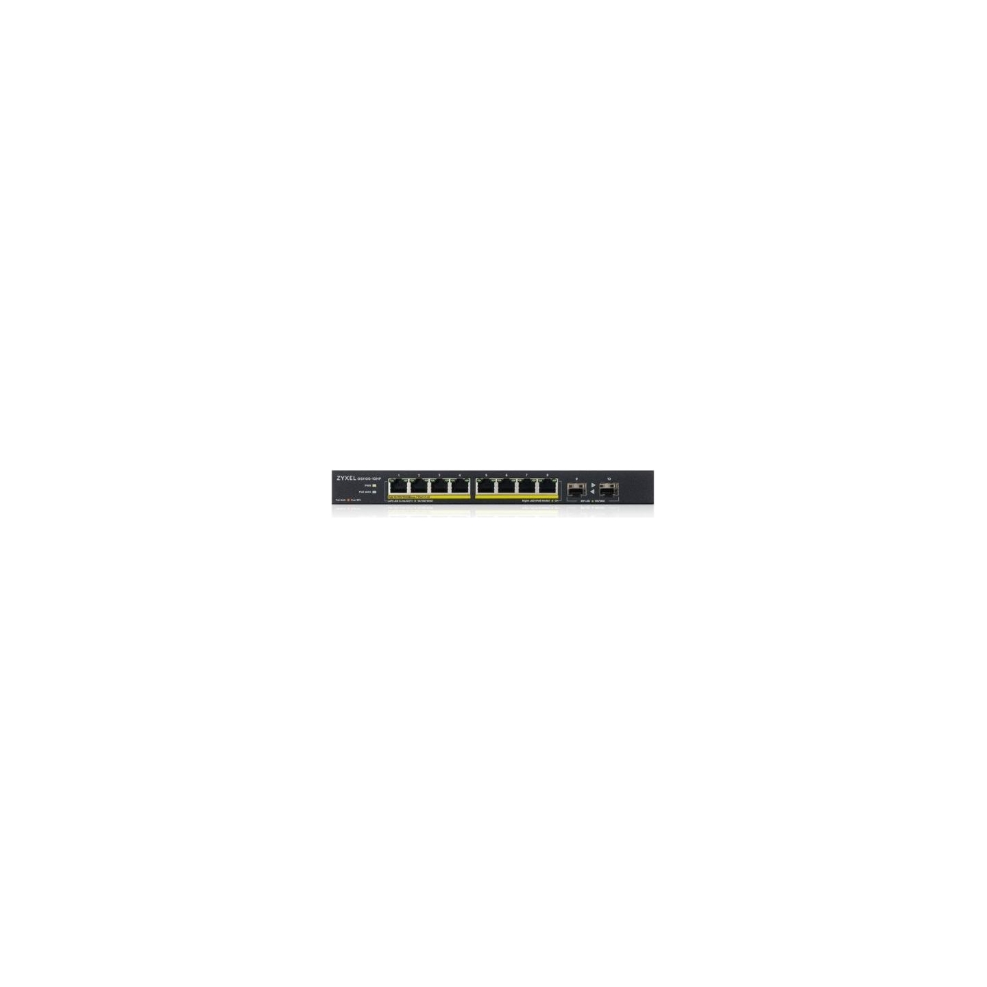 Zyxel GS1100-10HPV2, UNMANAGED POE 8X GIGABIT, 2X FIBER UPLINK, 130 WATT POE (5Y WARRANTY)
