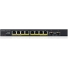 Zyxel GS1100-10HPV2, UNMANAGED POE 8X GIGABIT, 2X FIBER UPLINK, 130 WATT POE (5Y WARRANTY)