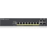Zyxel GS2220-10HP,EU REGION,8-PORT GBE L2 POE SWITCH WITH GBE UPLINK (1 YEAR NCC PRO PACK LICENSE BUNDLED) (5Y WARRANTY)