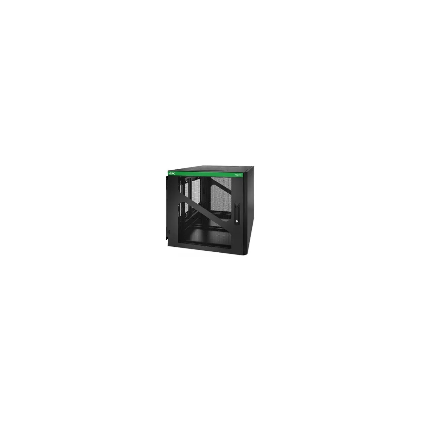 APC NETSHELTER 12U WALLMOUNT RACK ENCLOSURE CABINET SIDE MOUNT UPS DEPTH
