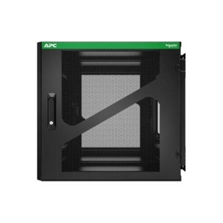APC NETSHELTER 12U WALLMOUNT RACK ENCLOSURE CABINET SIDE MOUNT UPS DEPTH
