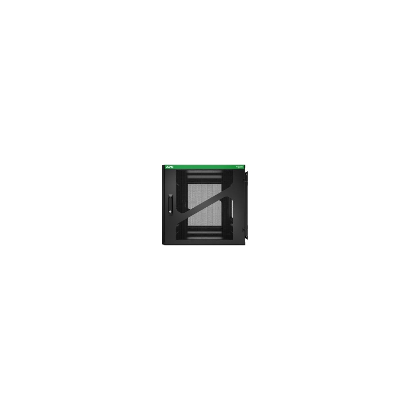 APC NETSHELTER 12U WALLMOUNT RACK ENCLOSURE CABINET SIDE MOUNT UPS DEPTH