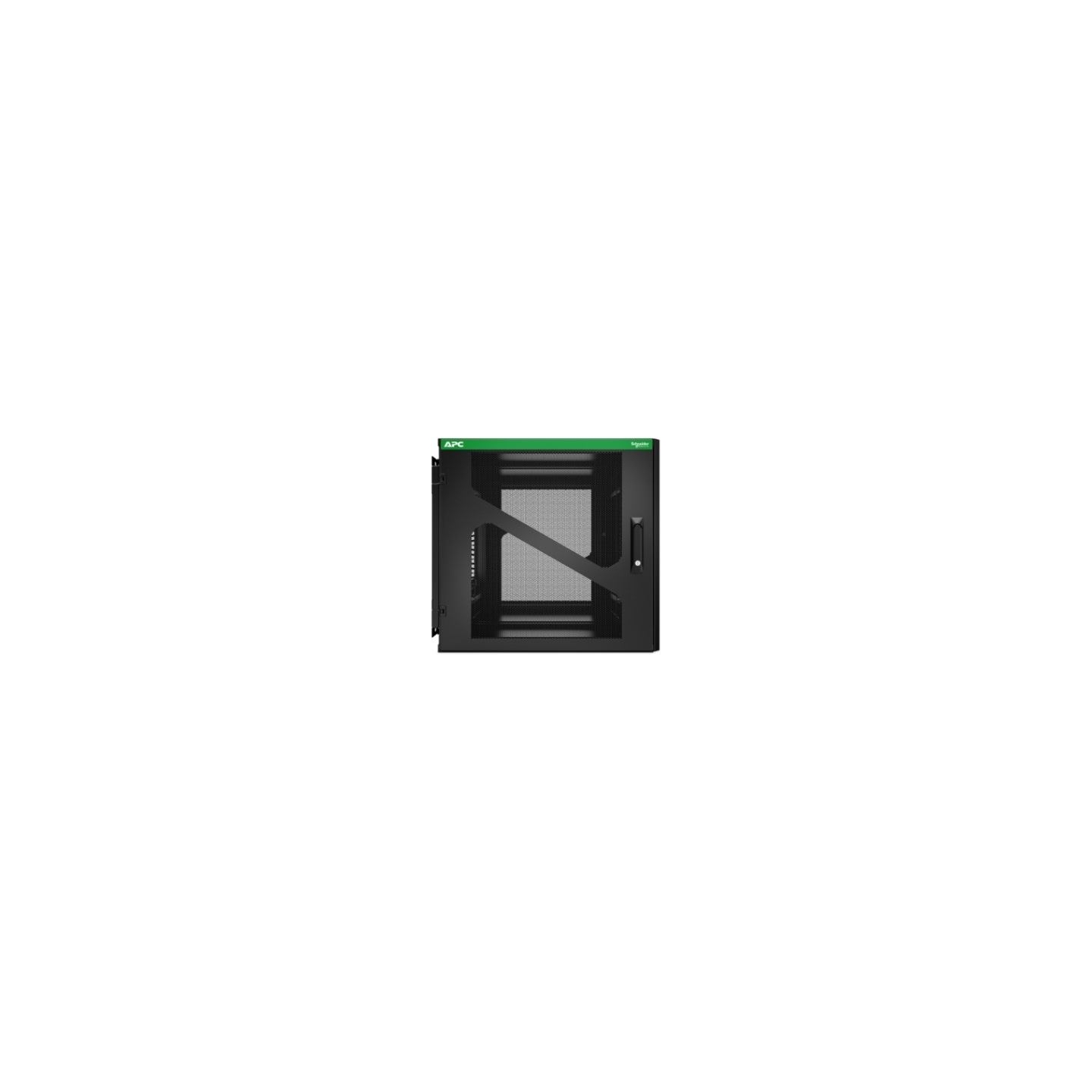 APC NETSHELTER 12U WALLMOUNT RACK ENCLOSURE CABINET SIDE MOUNT UPS DEPTH