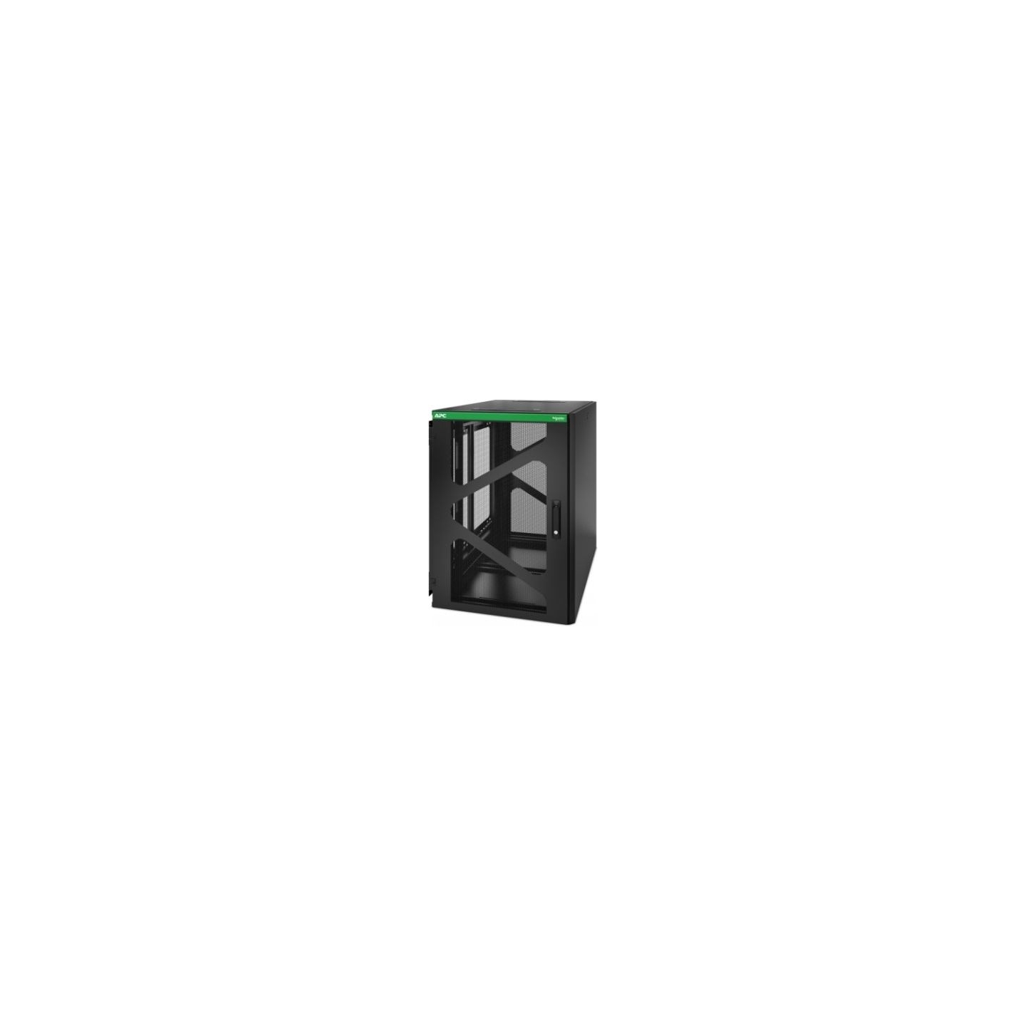 APC NETSHELTER 18U WALLMOUNT RACK ENCLOSURE CABINET SIDE MOUNT UPS DEPTH