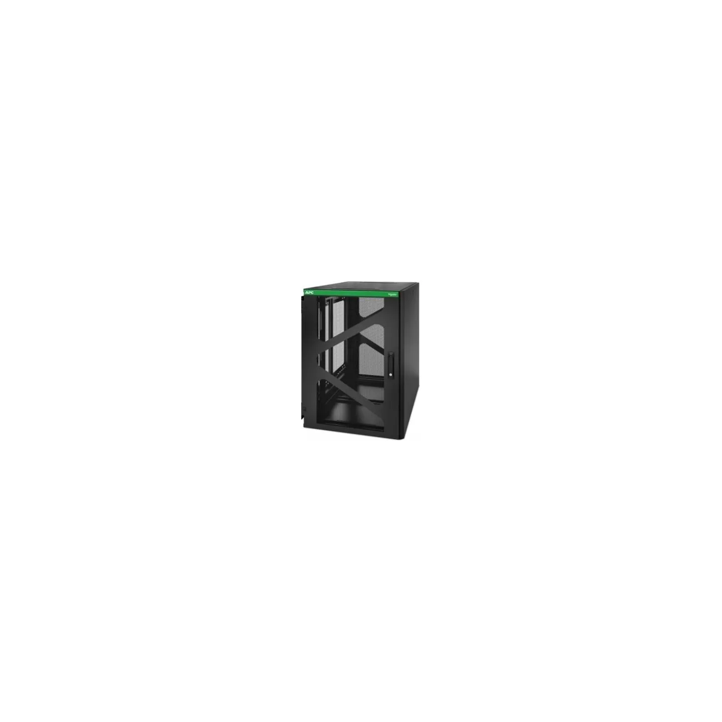 APC NETSHELTER 18U WALLMOUNT RACK ENCLOSURE CABINET SIDE MOUNT UPS DEPTH