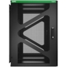 APC NETSHELTER 18U WALLMOUNT RACK ENCLOSURE CABINET SIDE MOUNT UPS DEPTH