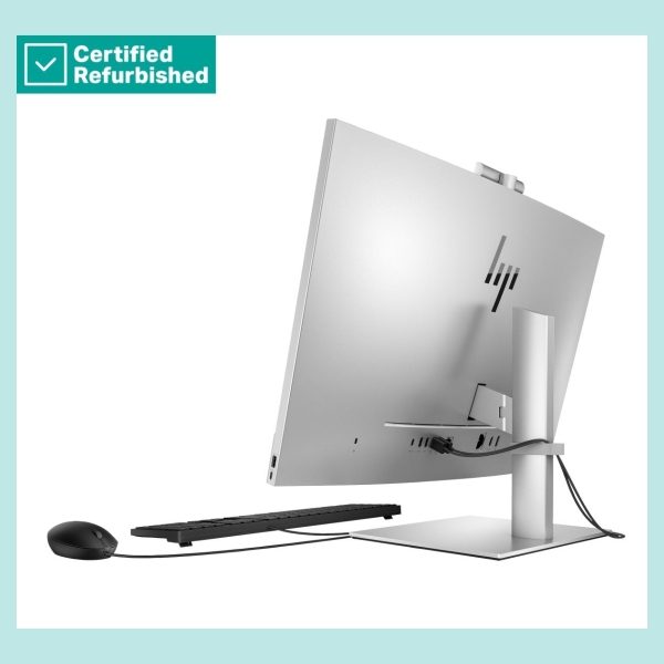 HP RENEW SILVER HP Elite 870 G9 AIO All-In-One 27 - i9-14900, 64GB, 2TB SSD, 27 QHD Non-Touch AG, Height Adjustable, USB Mouse, 