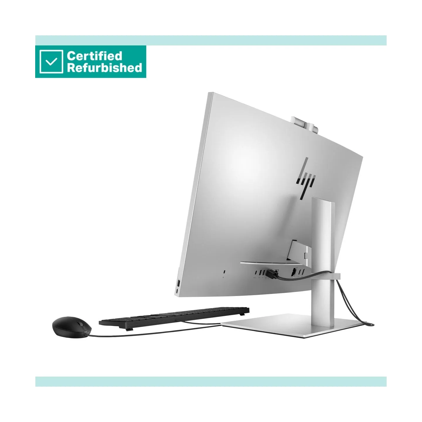 HP RENEW SILVER HP Elite 870 G9 AIO All-In-One 27 - i9-14900, 64GB, 2TB SSD, 27 QHD Non-Touch AG, Height Adjustable, USB Mouse, 