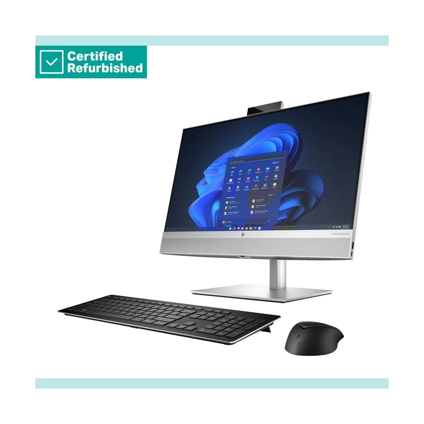 HP RENEW SILVER HP Elite 840 G9 AIO All-In-One 24 - i7-14700, 16GB, 512GB SSD, 23.8 FHD Non-Touch AG, Height Adjustable, Win 11 