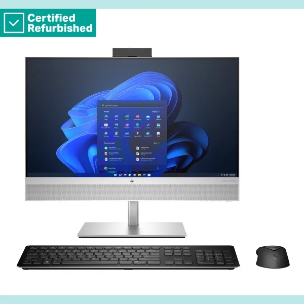 HP RENEW SILVER HP Elite 840 G9 AIO All-In-One 24 - i5-14500, 16GB, 512GB SSD, 23.8 FHD Non-Touch AG, FPR, Height Adjustable, Wi