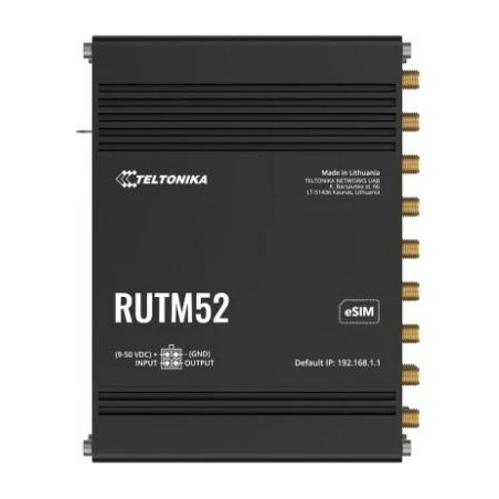 Teltonika IOT ROUTER RUTM52 DUAL MODEM 5G+ETH+WIFI