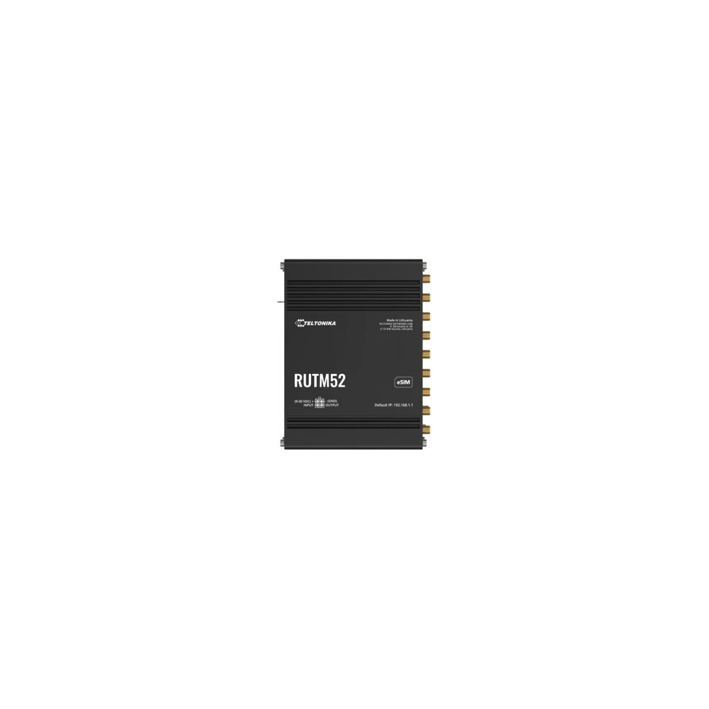 Teltonika IOT ROUTER RUTM52 DUAL MODEM 5G+ETH+WIFI