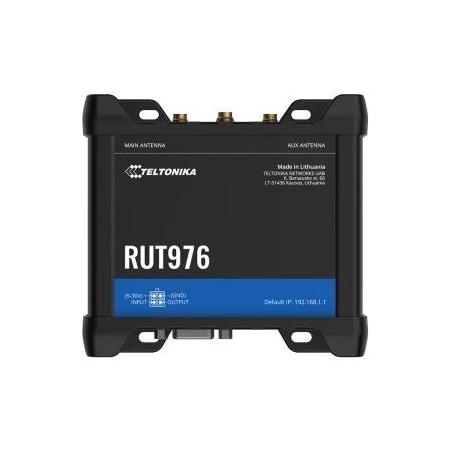 Teltonika IOT ROUTER RUT976 5G REDCAP SERIAL