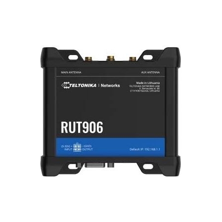 Teltonika IOT ROUTER RUT906 LTE DUAL SIM 4X10/100MB LAN RS232&RS485
