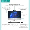 HP RENEW SILVER HP Elite 870 G9 AIO All-In-One 27 - i7-14700, 32GB, 1TB SSD, 27 QHD Non-Touch AG, USB Mouse, Height Adjustable, 