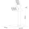 Neomounts NEWSTAR FLAT SCREEN DESK MOUNT (STAND) 10-32" SILVER