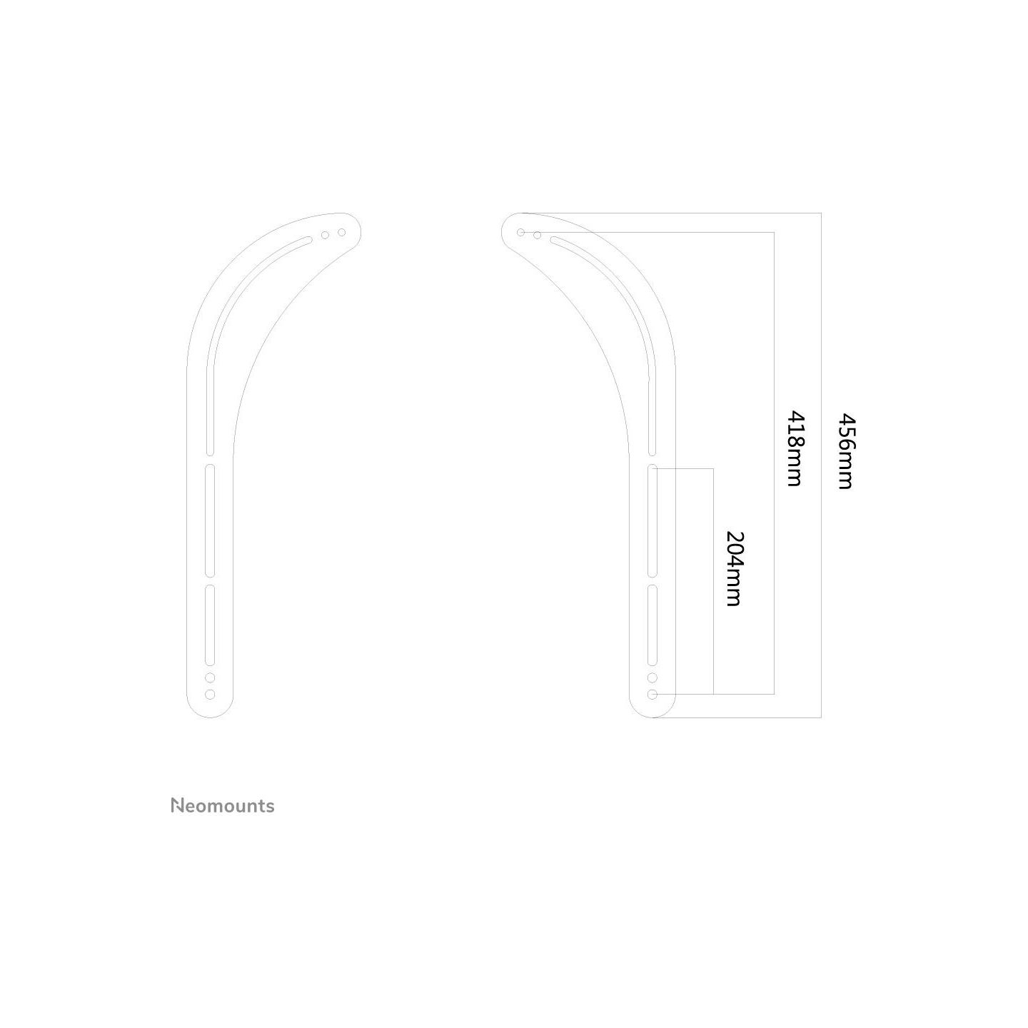 Neomounts NEWSTAR SOUNDBAR MOUNT