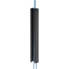 Neomounts MAGNETIC CABLE COVER FOR SIT/STAND DESK FRAMES, MULTIPLE CABLES, BLACK