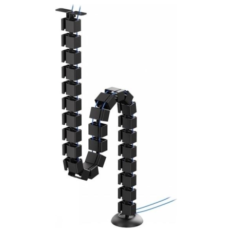 Neomounts CABLE SPINE ORGANIZER FOR SIT/STAND DESK FRAMES, SCREW MOUNTED, BLACK