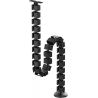 Neomounts CABLE SPINE ORGANIZER FOR SIT/STAND DESK FRAMES, SCREW MOUNTED, BLACK