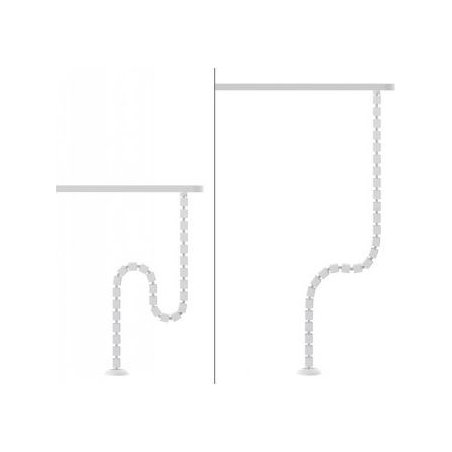 Neomounts CABLE SPINE ORGANIZER FOR SIT/STAND DESK FRAMES, SCREW MOUNTED, WHITE